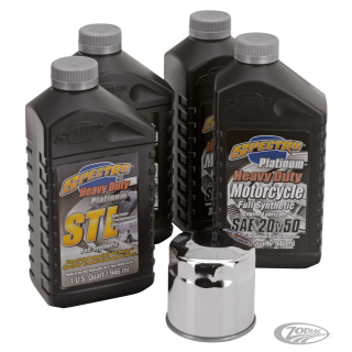 Evo XL Platinum oil service kit Chrome
