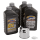 Evo XL Platinum oil service kit Chrome