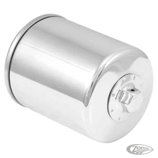 K&N Chrome Wrench-Off Oil filter BT99-up