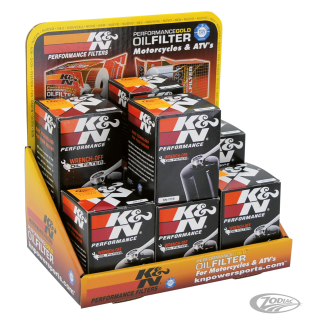 K&N counter display w/11 oil filters