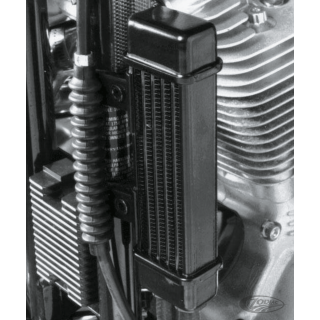 Jagg horiz. oilcooler FLH/T84-up chrome