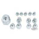 Blister Chrome acorn nuts 10-24 set/5