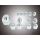 Chrome acorn nuts 1/4-28 UNF set/5