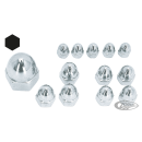 50pck Chrome acorn nuts M6x1.0