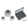 10pck Chrome nylock nuts 10-24 UNC