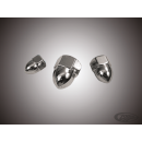 10pck Chrome Acorn nuts 1/4-24