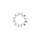ZINC EXT. LOCKWASHER, #8 - 25PACK
