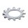 ZINC EXT. LOCKWASHER, #8 - 25PACK