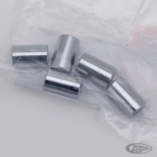 5pck Spacers 1/4"Ix5/8"Ox1"L chrome