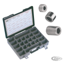 5pck Spacers 3/8"Ix3/4"Ox1/4"L chrome