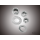 100pck Chrome hex nut 5/16-18 UNC