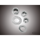 100pck Chrome hex nut 3/8-16 UNC