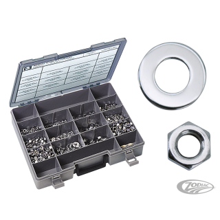 Ass. tray lock wash./hex nuts/flat wash.