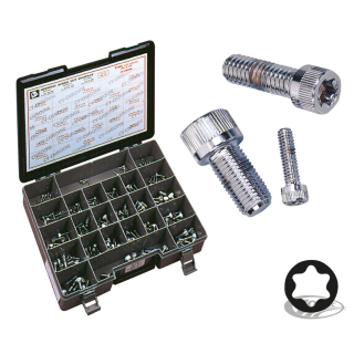 10pck Knurled torx screw 5/16-18x3/4"