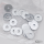 25pck Flat washers 1/4" X 7/8"