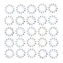 ZINC EXT. LOCKWASHER, 7/16 INCH - 25PACK