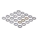 ZINC LOCK WASHERS M4 - 25PACK