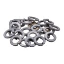 ZINC LOCK WASHERS M4 - 25PACK