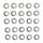 ZINC LOCK WASHERS M4 - 25PACK