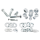 GZP 10pck hex bolt 3/8-24x1.5" UNF zinc