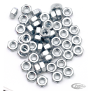 GZP 50pck nut 1/4-20 UNC zinc