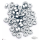 GZP 50pck nut 1/4-20 UNC zinc