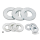 GZP 50pck washer 1/2" zinc