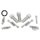 10pck Chrome Allen screw 1/4x1/2" Course