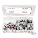 100pck Allen hole plugs 1/4 chrome