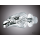 GZP Chrome Eagle head krommet red eyes