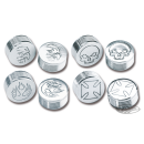 Hex Bolt cap 1/4" Eagle design