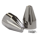 Fluted spike bolt cap et Blk Chr TC99-17