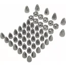 Fluted Spike Bolt Cap Kit for M8 Chrome