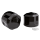 5/16"Diamond Cut Crown BoltCaps 6pckBlac