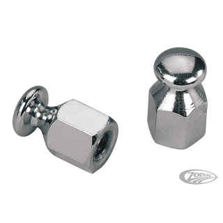 GZP Chrome bungee nut 3/8-24 UNF pair