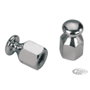 GZP Chrome bungee nut 3/8-24 UNF pair