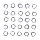 EXT. COUNTERSUNK LOCKWASHER, #6 -25PACK