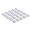 CHROME LOCK WASHERS M6 -25PACK