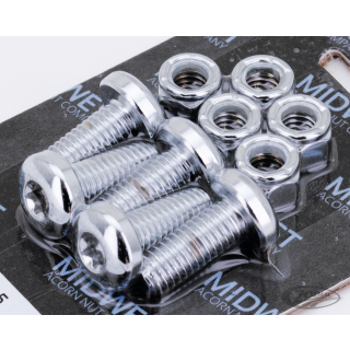 Chrome disc screw kit TBHS