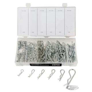 150pcs assorted hairpin cotter pins