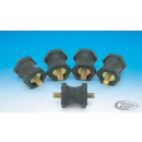 GZP Hex head rubbermount 1/4"-20, 5pck