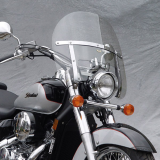 Chopped heavy duty Windshield FLST round