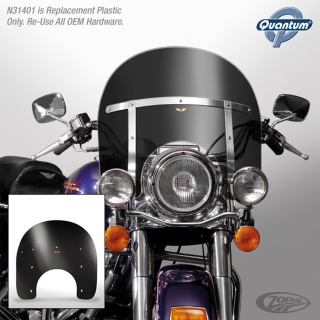 Dark tint 14" windshield FLHR94-up