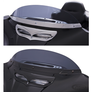 Windshield trim Black FLH*14-UP