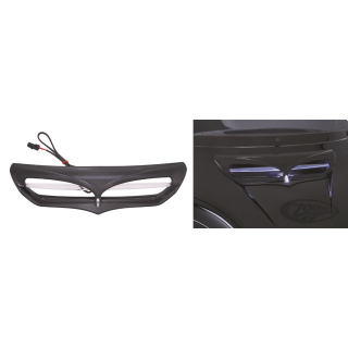 Batwing Blk Lighted Intake trim FLH14-UP