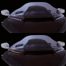 Ciro Horizon RG LED windshield trim Blk