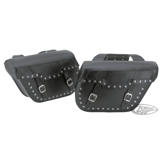 Texas Leather saddlebags 10L, studded