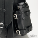 Texas Leather saddlebag 32L f/fuel bottl