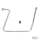 GZP Saddlebag supports FXD91-17 FXDWG91-