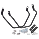Black Saddle Bag Supports FXDB09-17